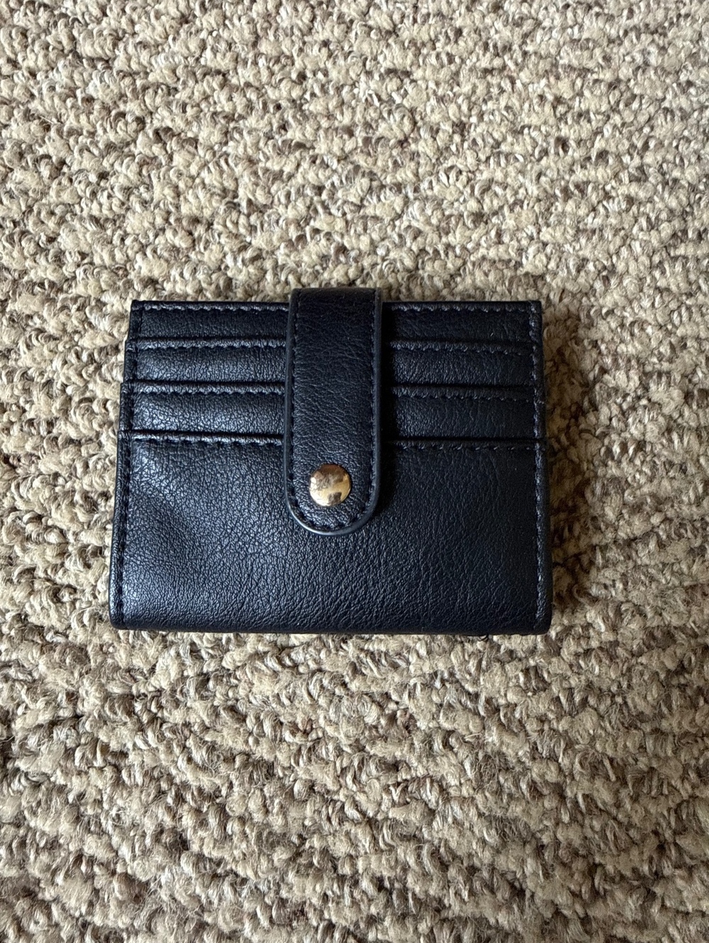 small black pocket card wallet